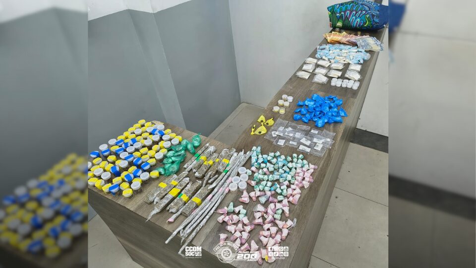 Polícia Militar apreende grande quantidade de drogas e prende indivíduo em Mogi das Cruzes