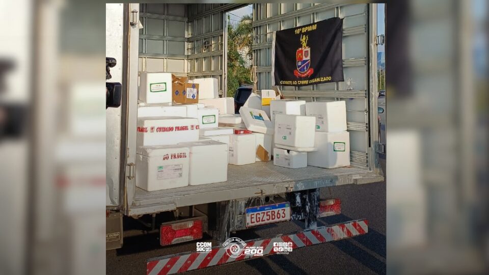 Polícia Militar recupera carga vital de medicamentos em São Paulo