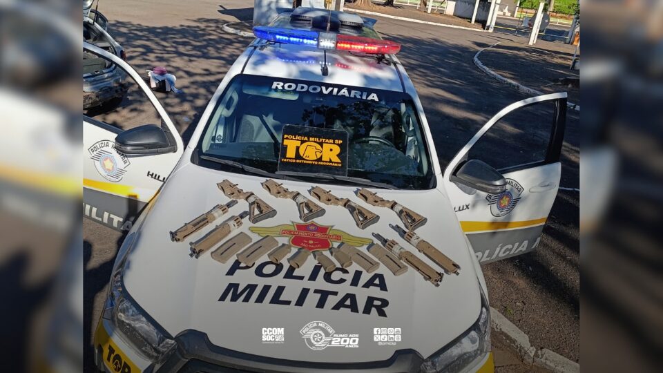 Tático Ostensivo Rodoviário apreende quatro fuzis de uso restrito em rodovia perto de Dracena-SP