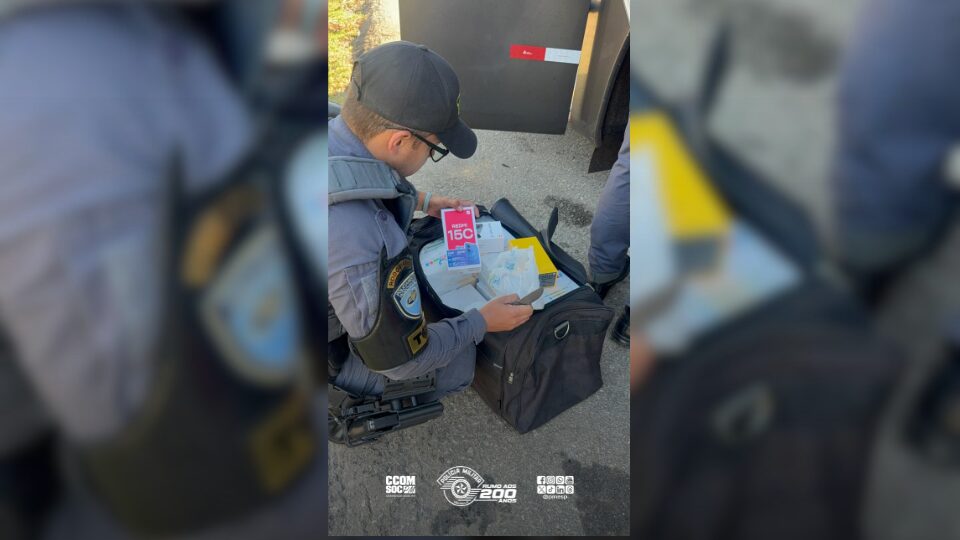 Polícia rodoviária confisca R$ 120 mil em mercadorias ilegais na Castelo Branco