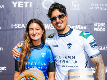 Brasil assume a liderança no ranking mundial de surfe com Medina e Luana Silva