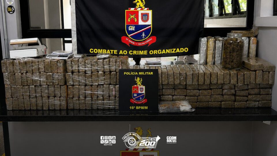 Polícia Militar confisca mais de 198 quilos de entorpecentes em residência na zona sul da capital