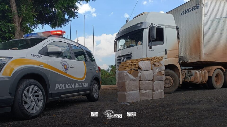 Policiamento Rodoviário apreende mais de 440 quilos de maconha em Palmital