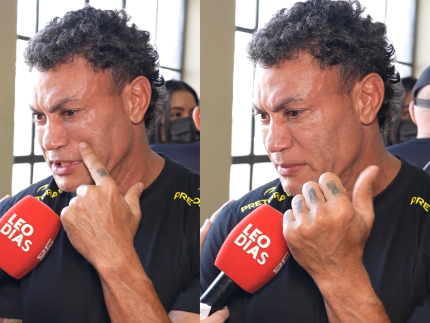 Popó dedica luta de boxe à mãe e se emociona ao recordar sua trajetória