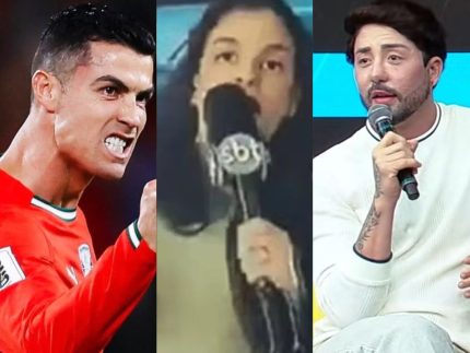 Destaques da semana na TV: Cristiano Ronaldo na CazéTV, jornalista atingida e atrito no 'SuperPop'