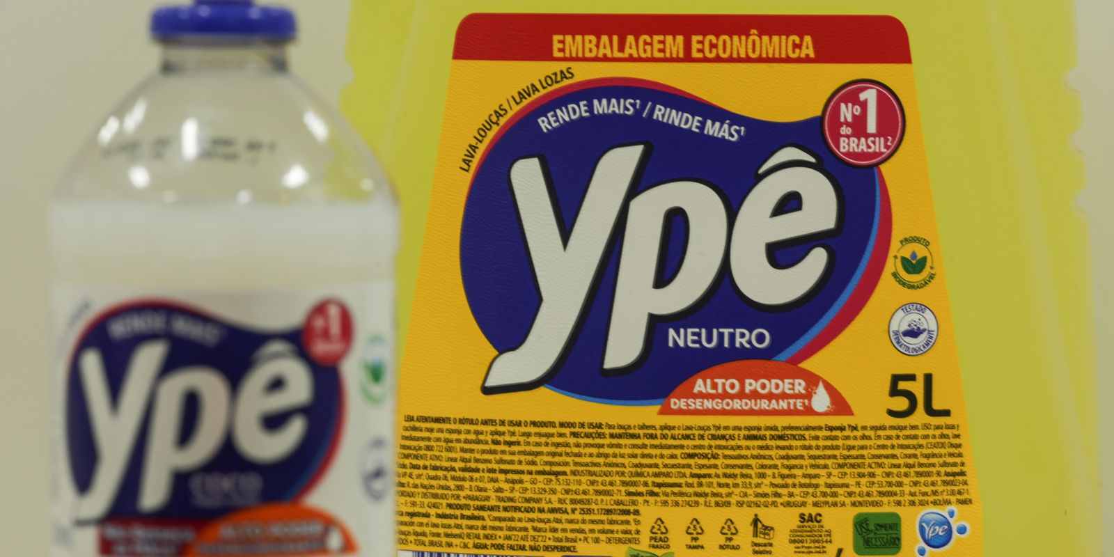 Anvisa libera produtos Ypê e mantém recolhimento para lava-roupas específicos