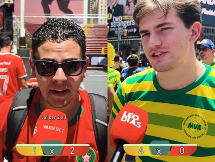 Nos Estados Unidos, a Vaidebet quer saber: Qual será o placar do jogo Brasil x Marrocos?