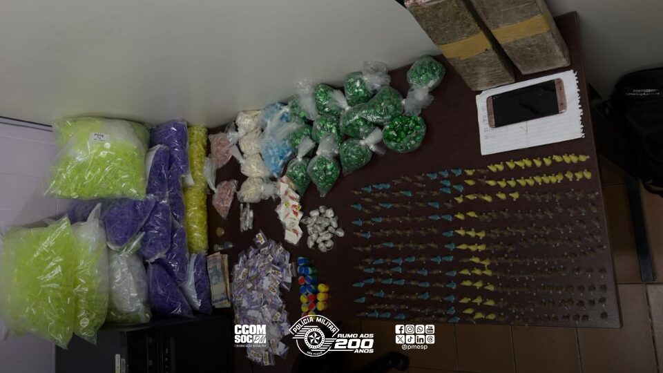 OPERAÇÃO INTEGRA SP: BAEP prende três criminosos e apreende mais de 3,7 quilos de drogas em Guarulhos/SP