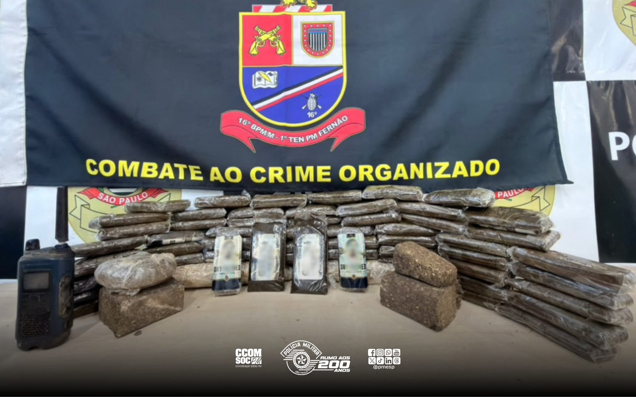 PM localiza mais de 7kg de drogas em mata na Zona Oeste
