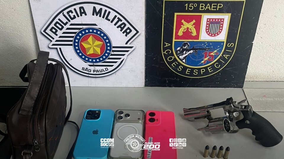 Polícia Militar apreende dois adolescentes após roubo de veículo em Guarulhos/SP