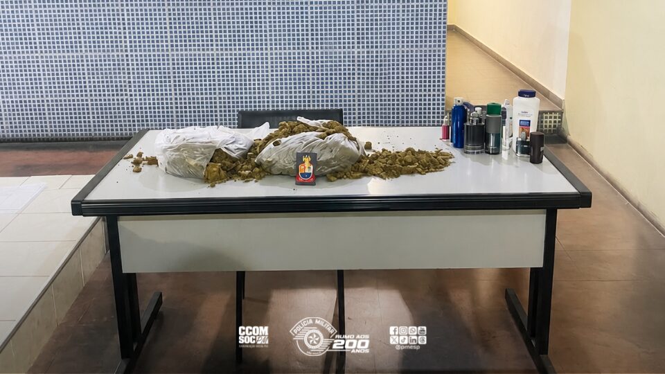 Polícia Militar prende criminoso com quase 5 quilos de maconha em Jandira/SP