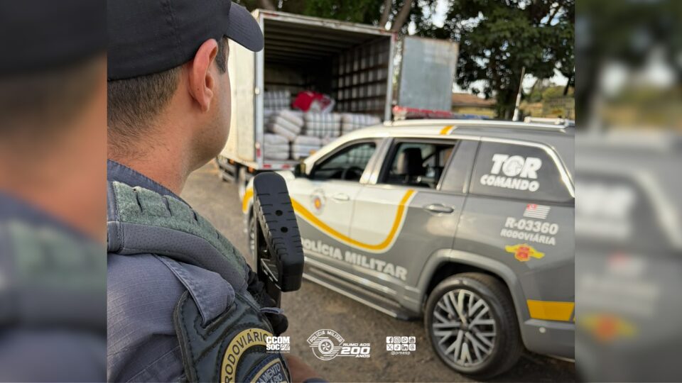 Tático Ostensivo Rodoviário (TOR) prende contrabandista com carga avaliada em mais de R$ 5 milhões em Cosmorama-SP