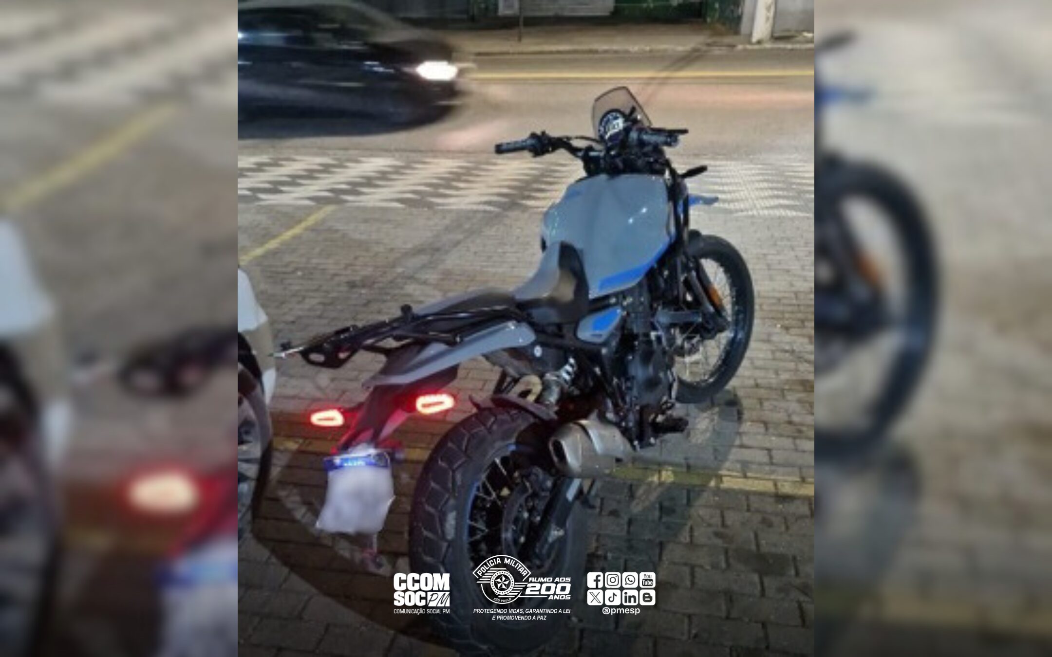 Adolescente é apreendido com motocicleta na zona leste de São Paulo