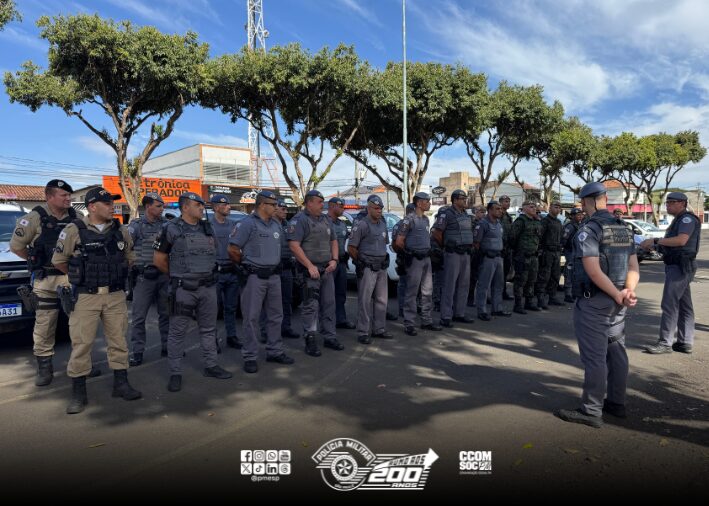 Atuação integrada da Polícia Militar fortalece a segurança nas áreas urbana e rural de Franca