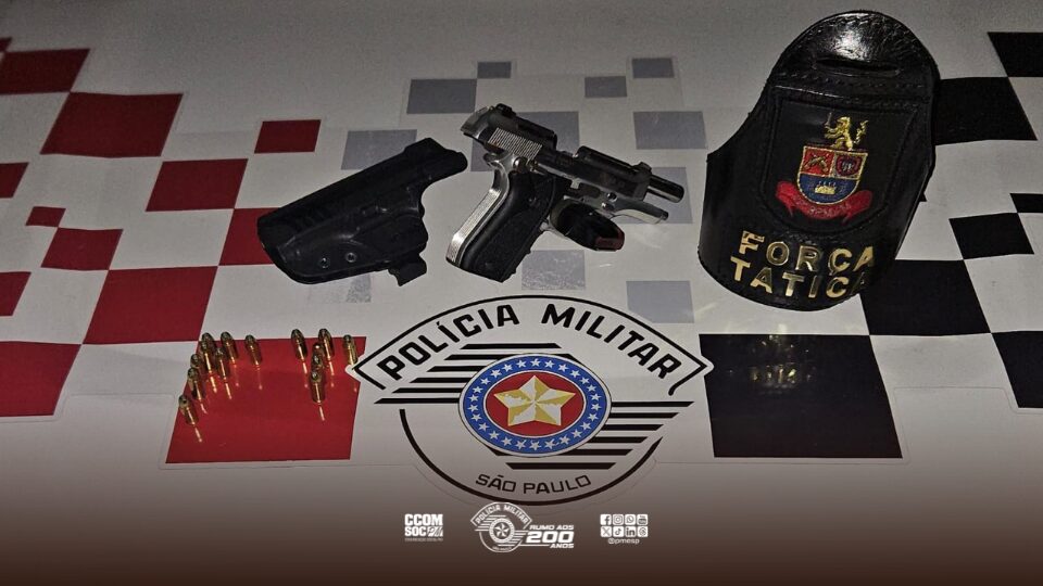 Homem é preso com pistola de numeração suprimida na zona sul de São Paulo