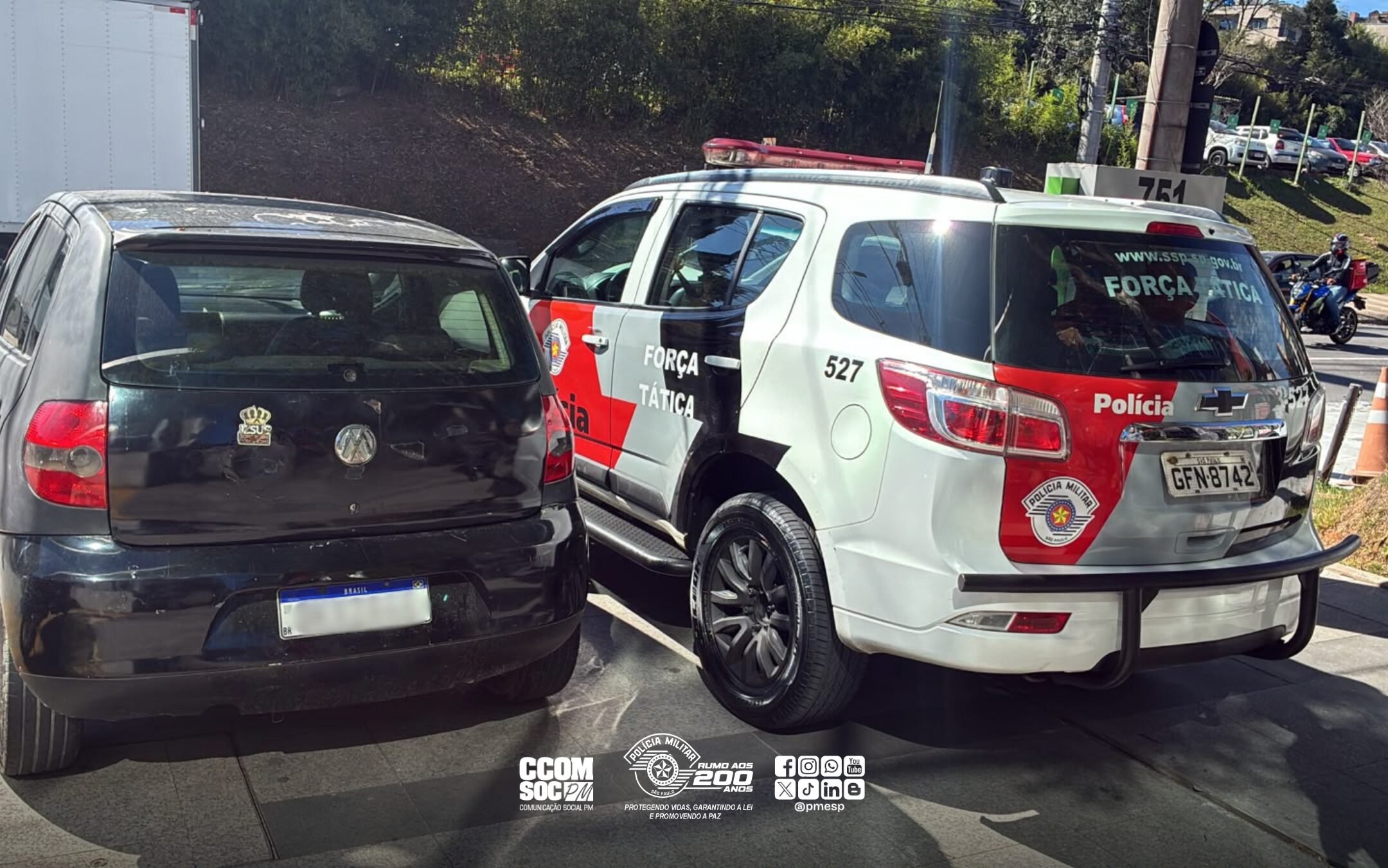 PM identifica carro clonado e apreende veículo em Barueri