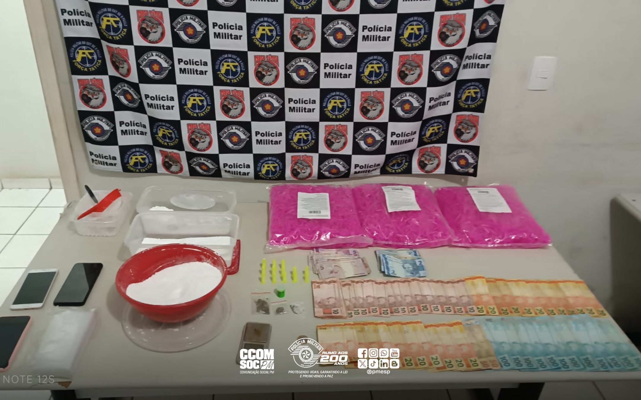 PM localiza apartamento usado para armazenar drogas e prende homem em Marília