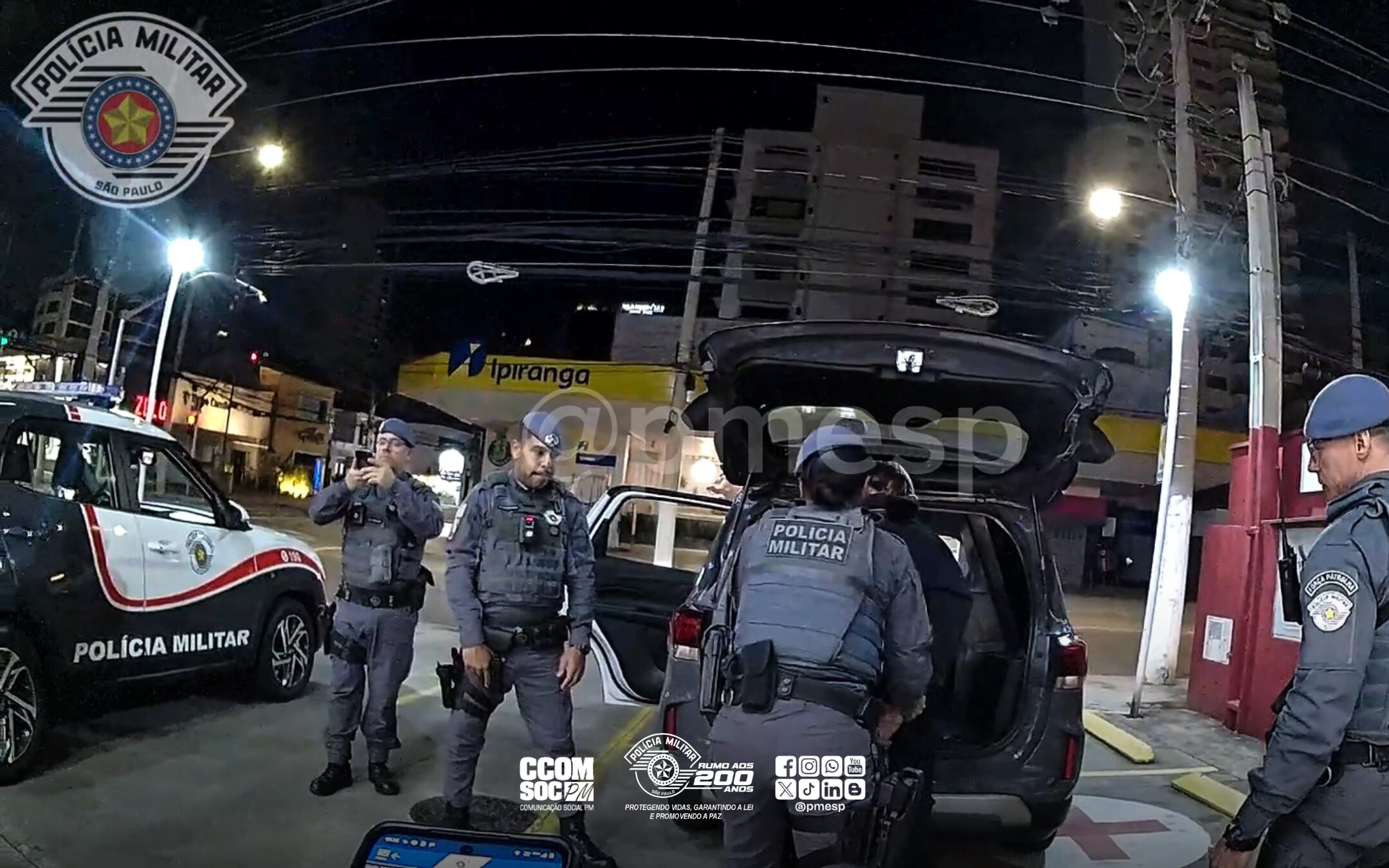 Polícia Militar frustra roubo a farmácia e prende casal com arma de fogo no Itaim Bibi