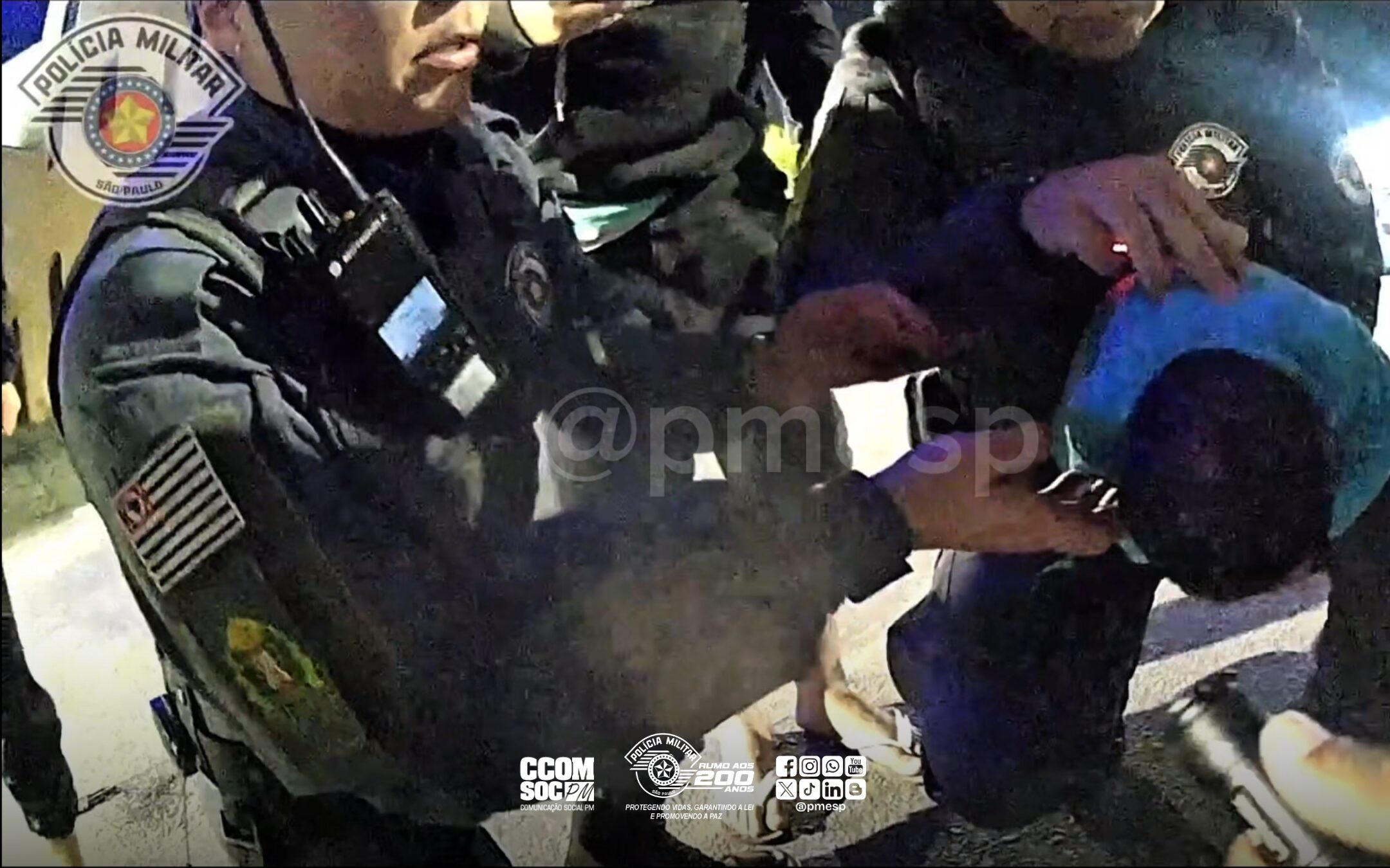 Policiais militares salvam bebê de 11 dias engasgado durante atendimento de emergência na zona leste de SP