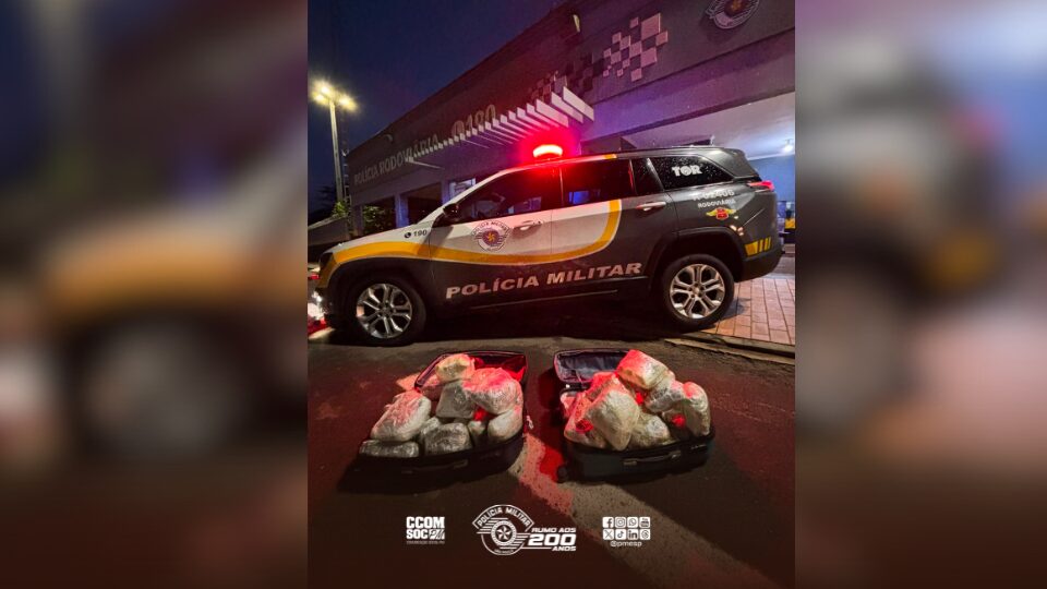 Policiamento Rodoviário prende duas mulheres por tráfico de drogas em Valparaíso