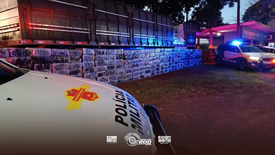 TOR apreende mais de 4 toneladas de maconha em Santa Cruz do Rio Pardo