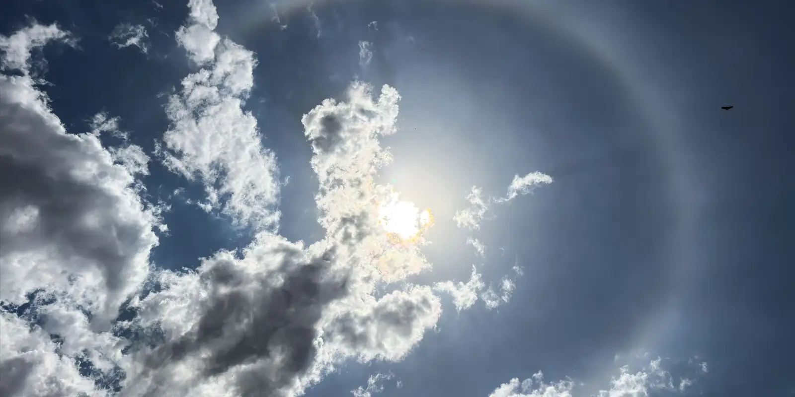 Fenômeno óptico do halo solar encanta moradores de Brasília e região no Centro-Oeste
