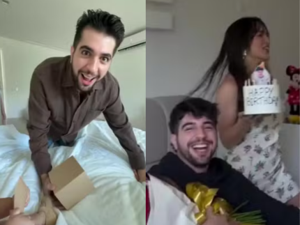 Nattan ganha presente luxuoso de Rafa Kalimann e brinca: “Aqui tu deu aula”