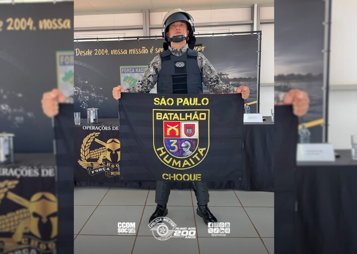Policial do 3º BPChq conclui Curso de Operações de Choque da Força Nacional