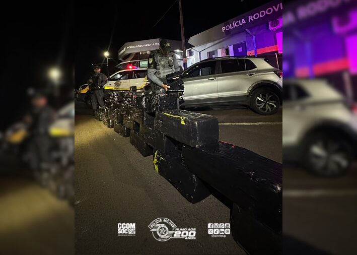 Quase meia tonelada de maconha é apreendida durante Operação Impacto em Ourinhos  