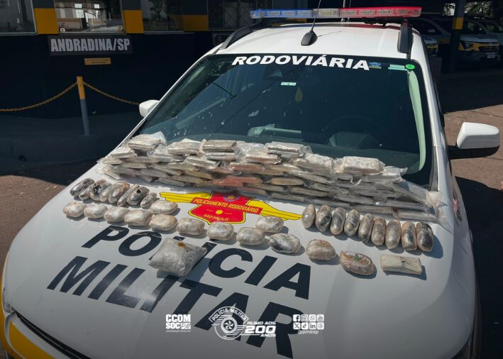TOR prende mulher com mais de 8 kg de drogas em Andradina