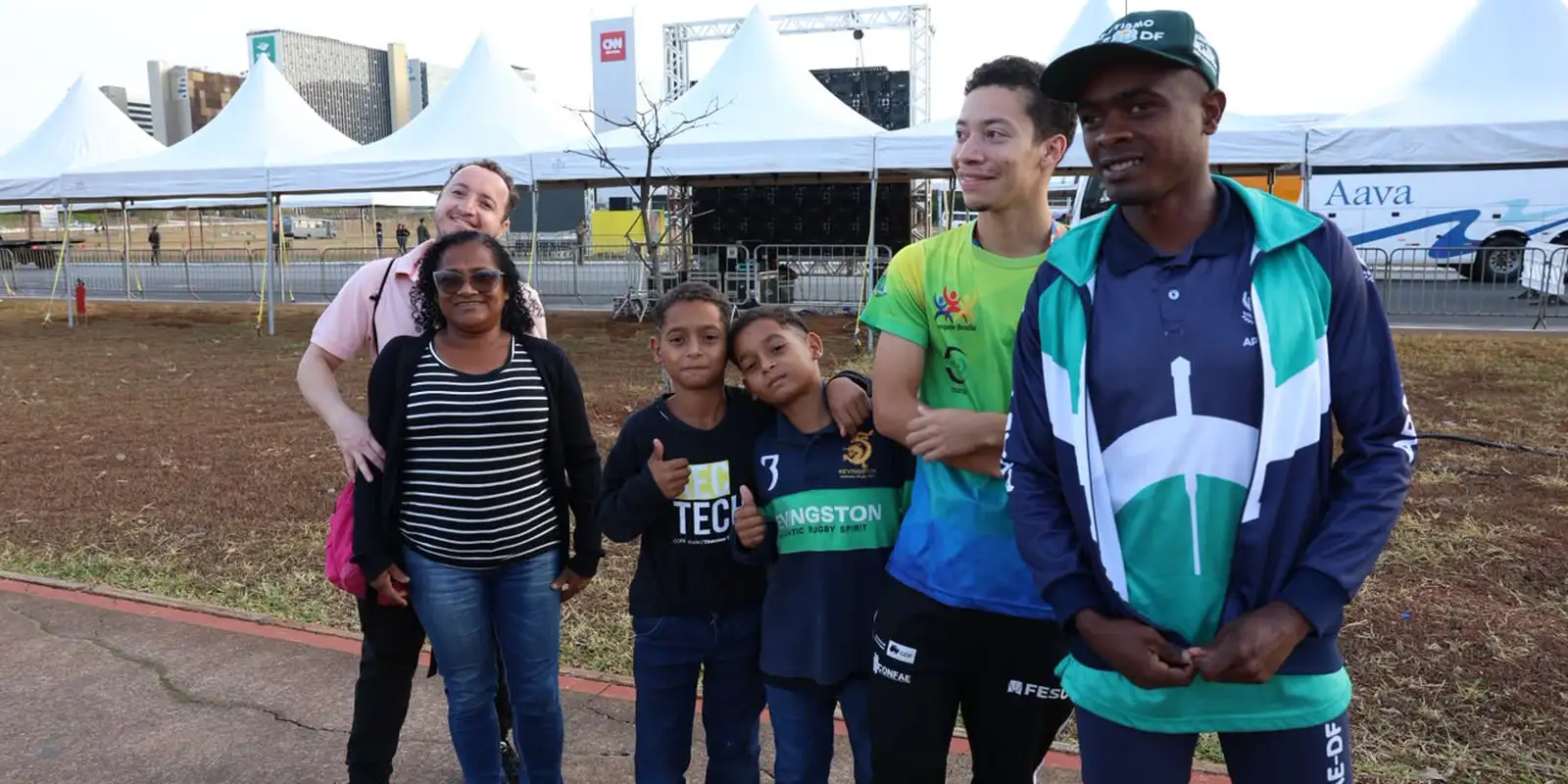 Público madruga na Esplanada para acompanhar o desfile de 7 de Setembro em Brasília