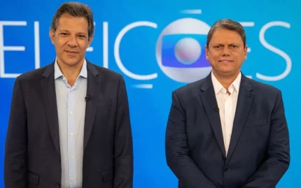 Tarcísio chama Haddad de Pinóquio durante debate ao discutir políticas para mães atípicas