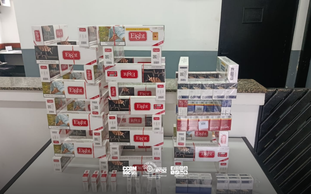 Adolescente é apreendido com cigarros contrabandeados em Suzano