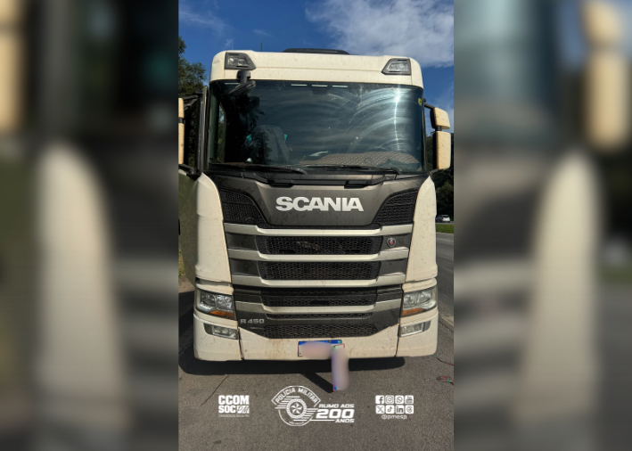 Caminhão roubado em Campinas é encontrado sem o baú em Itapevi