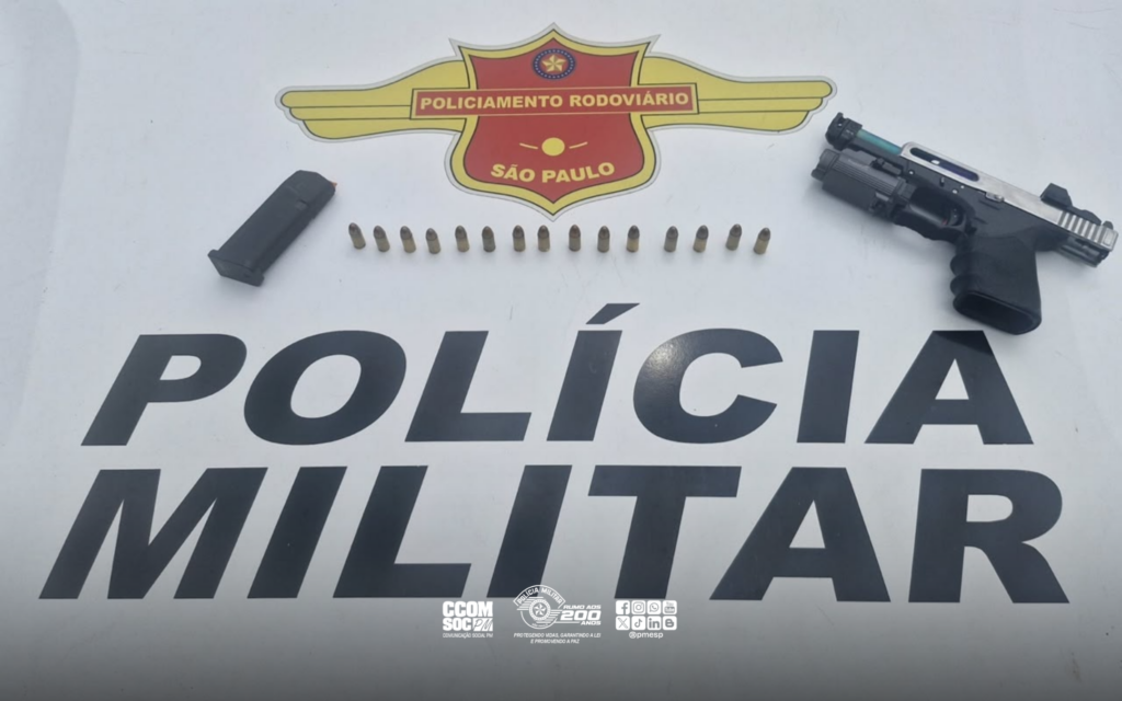 Homem com passagem por homicídio é preso com arma de fogo em Limeira