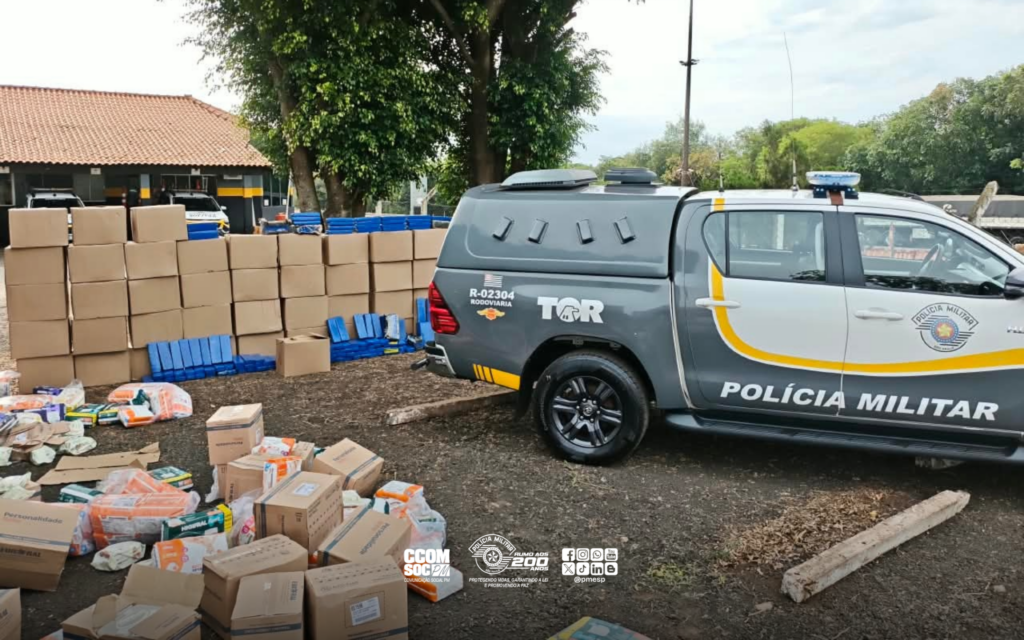 Maconha entre fraldas soma 1,4 tonelada e motorista é preso em Assis