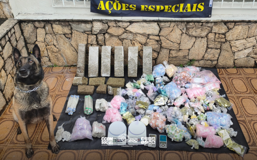PM localiza 17 kg de drogas em frigobar durante Operação em Guarulhos