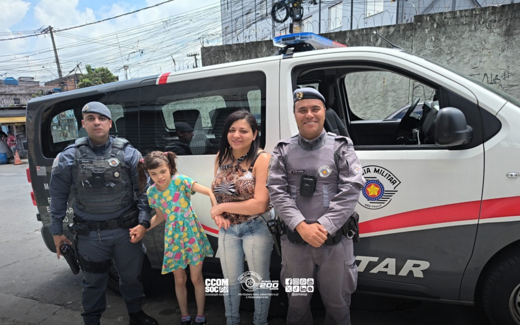 PM presta apoio a menina com autismo em crise na Zona Leste da Capital