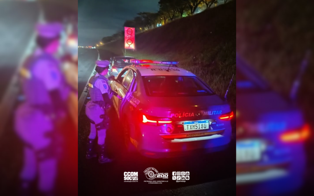 PM Rodoviária prende motorista procurado por tráfico na SP-345, em Franca