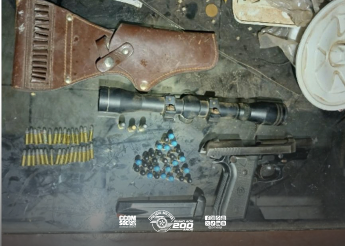 Polícia Militar apoia cumprimento de mandado de prisão e apreensão de arma em Penápolis
