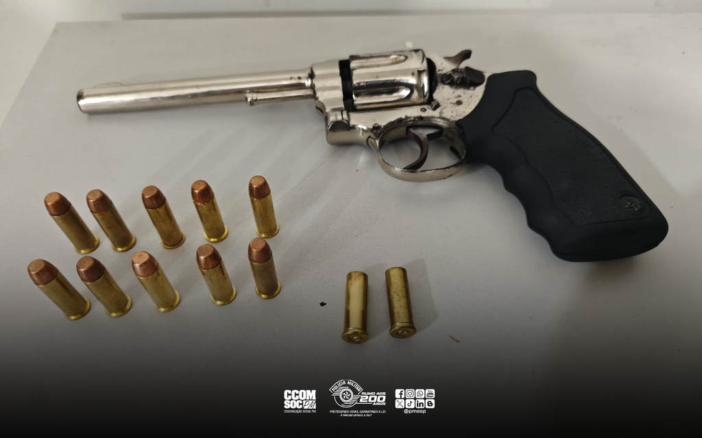 Polícia Militar apreende adolescente e prende homem após disparos de arma de fogo em Novo Horizonte