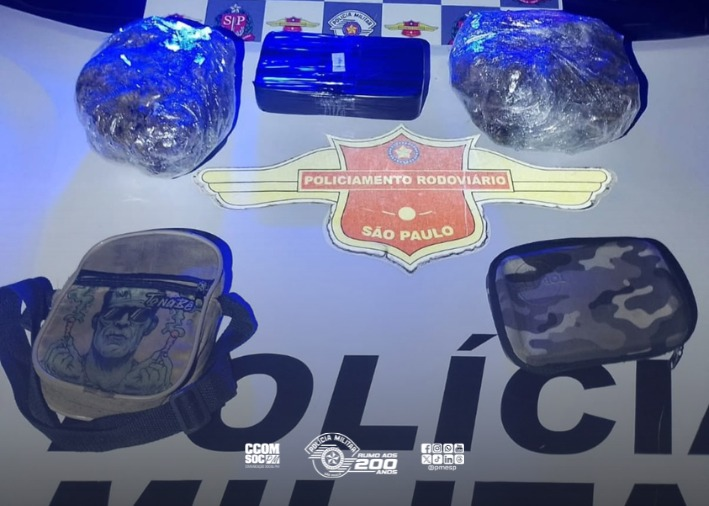 Policiamento Rodoviário apreende mais de 2 kg de drogas após acidente em São João da Boa Vista