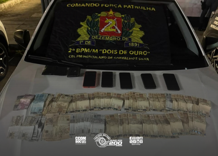 Quatro suspeitos de golpe do bilhete premiado são detidos com R$ 10,7 mil em São Paulo