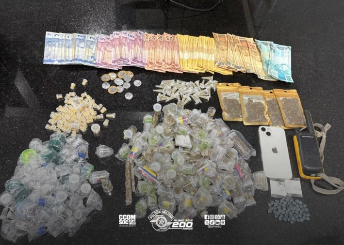 ROTA prende homem com mais de 370 porções de drogas na zona oeste de São Paulo