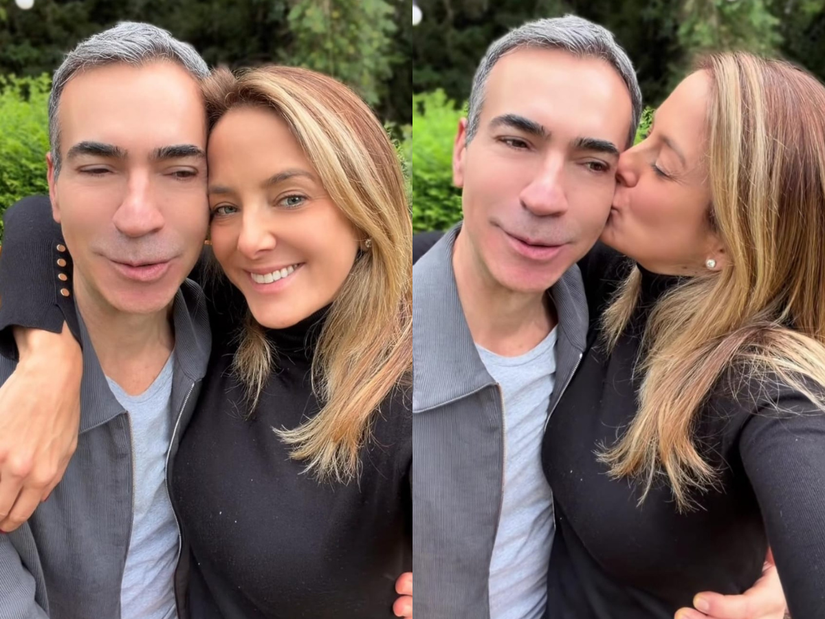 Ticiane Pinheiro parabeniza César Tralli por condução de debate presidencial: “Orgulho”