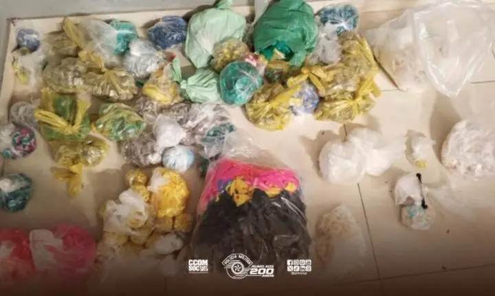4º BAEP apreende mais de 15 kg de drogas em Itaquera, na zona leste de São Paulo