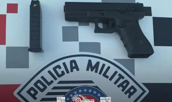 Atendimento a ocorrência de violência doméstica termina com apreensão de simulacro em Barueris  