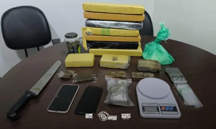 BAEP prende mulher por tráfico de drogas e apreende arma de fogo em Leme-SP