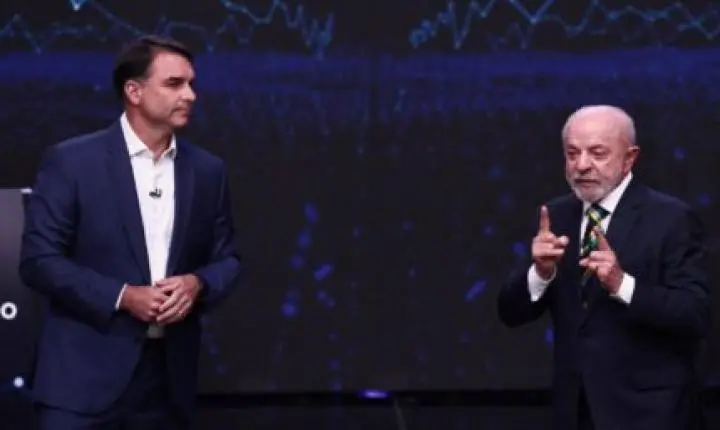 Band confirma liderança de audiência durante o debate entre Lula e Flávio Bolsonaro