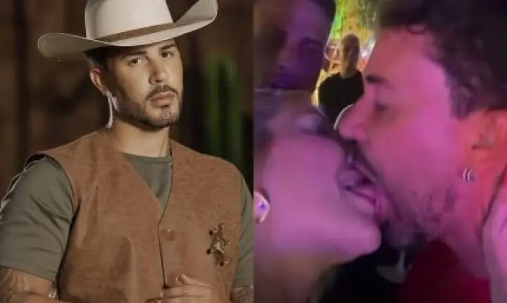 Carlinhos Maia dá beijão de língua em influenciadora no “Rancho”; saiba quem é